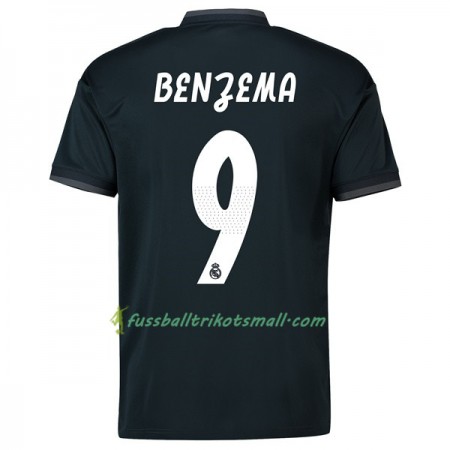 Günstige Fußballtrikots Real Madrid Benzema 9 2018-2019 Kurzarm Auswärts-trikot kaufen